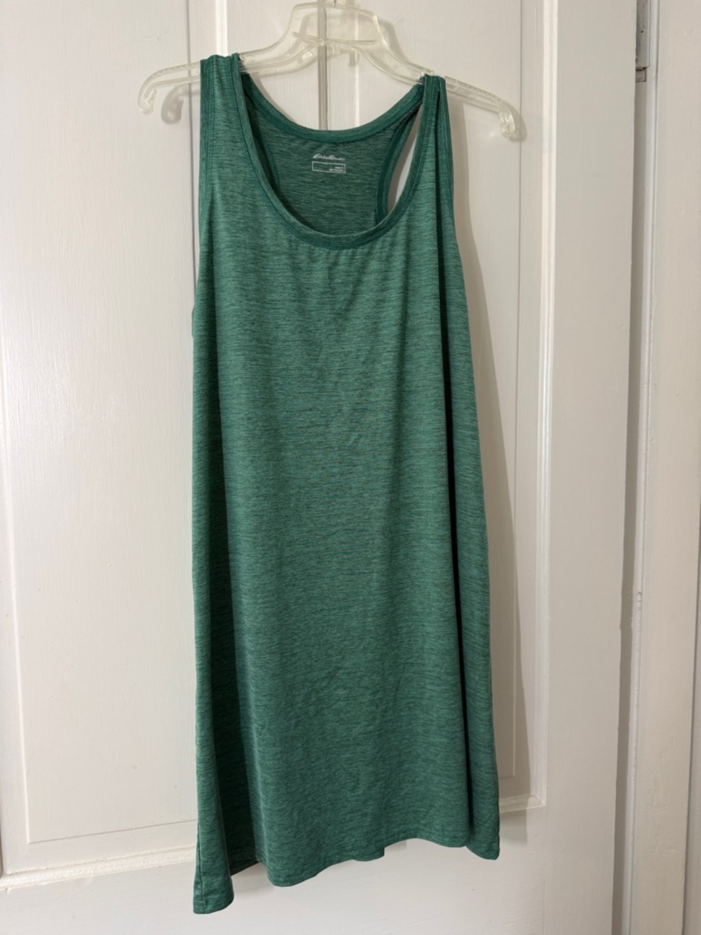 Eddie Bauer Heathered Green Racerback Dress